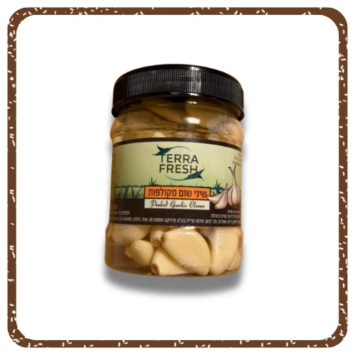 שיני שום מקולפות